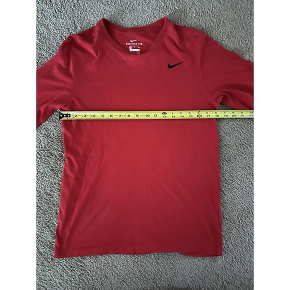 Men's‎ NIKE Red Long Sleeve; Size Small - Picture 4 of 5